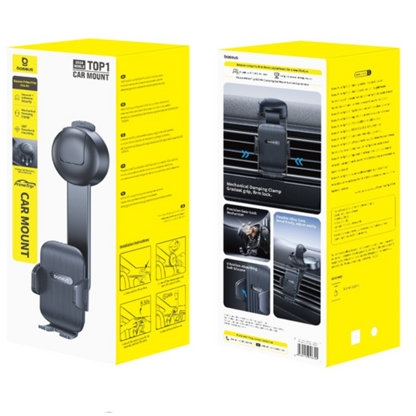 BASEUS PrimeTrip C03 Air autotelefoni hoidik armatuurlauale iminapaga