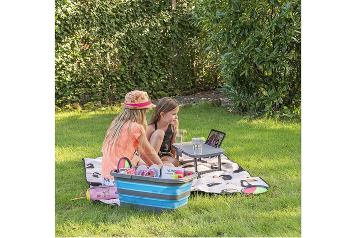 Piknikukorv kaanega ProPlus 370315 kokkupandav korv lauafunktsiooniga 20L