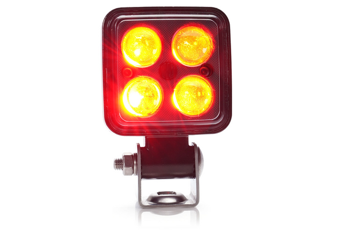WAŚ 2244 W267 LED-turvatuli, punane hoiatustuli