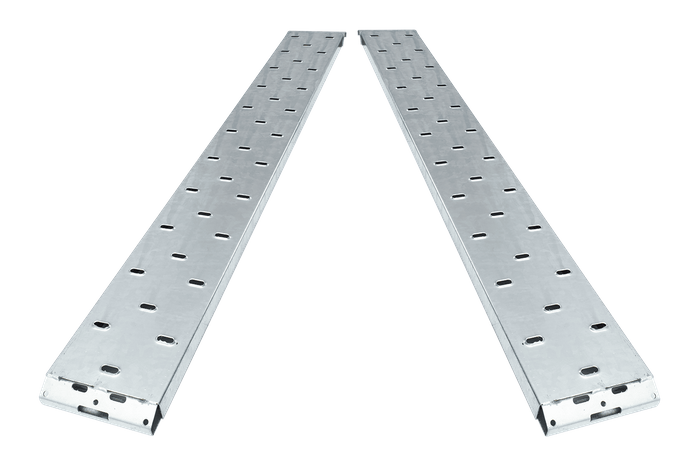 UNITRAILER kaldteed terasest rambid puksiiri haagisele 250cm 1500kg komplekt 2 tk
