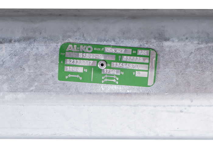 AL-KO EURO piduritega sild haagisele/puksiirautole 1800kg 1300mm 1800mm 5x112