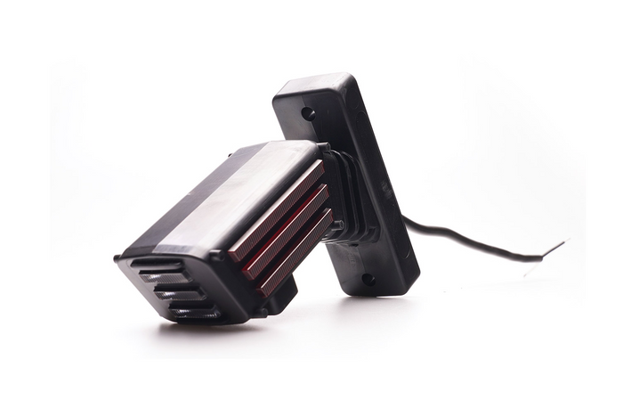 WAŚ 2550L W297.3.1 SPOT LED vasak suunatuli lühikesel varrel