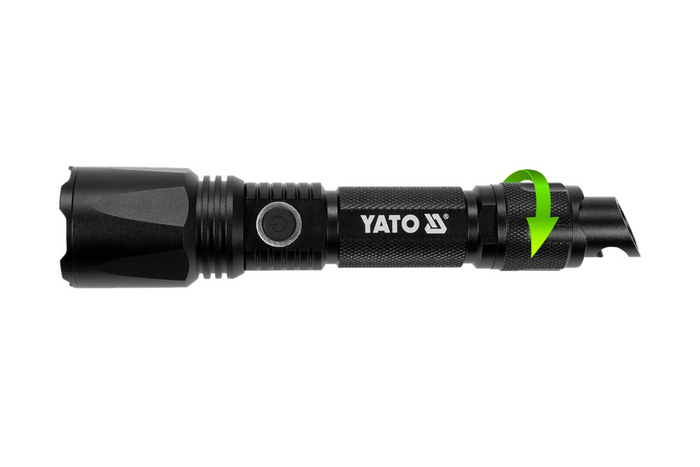 YATO YT-08559 LED 900lm multifunktsionaalne taskulamp, akupank, pudeliavaja, avariihaamer