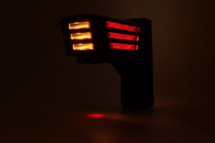 WAŚ 2550L W297.3.1 SPOT LED vasak suunatuli lühikesel varrel
