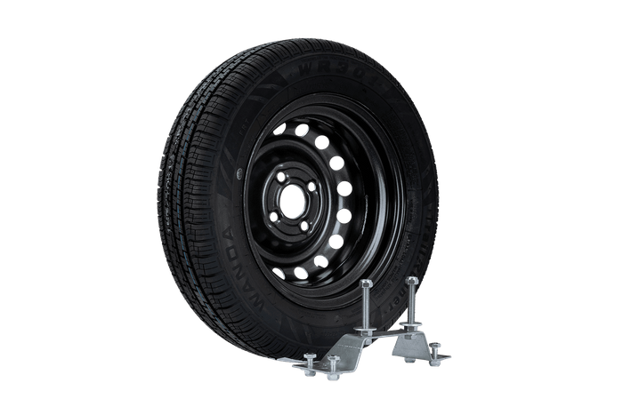 Varuratas kronsteiniga haagisele REHV WANDA 155/70 R13 79N REM HAAGISTIK TOP 4Jx13"H2 4x100 ET:30