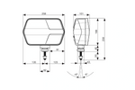 ASPÖCK LuxLED II LED esituled 7 funktsiooniga 6-klemmilised DEUTSCH DT06-6S vasak+parem